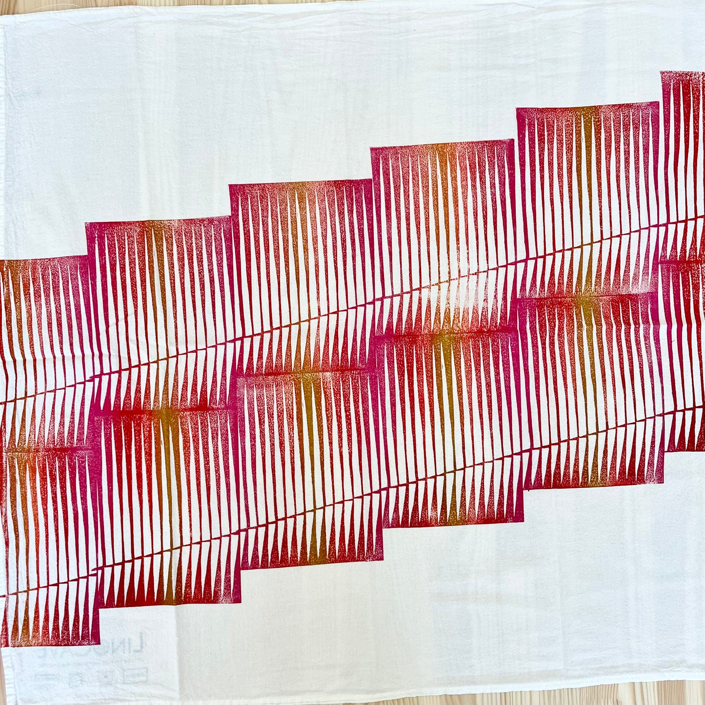Hand-Printed Tea Towels