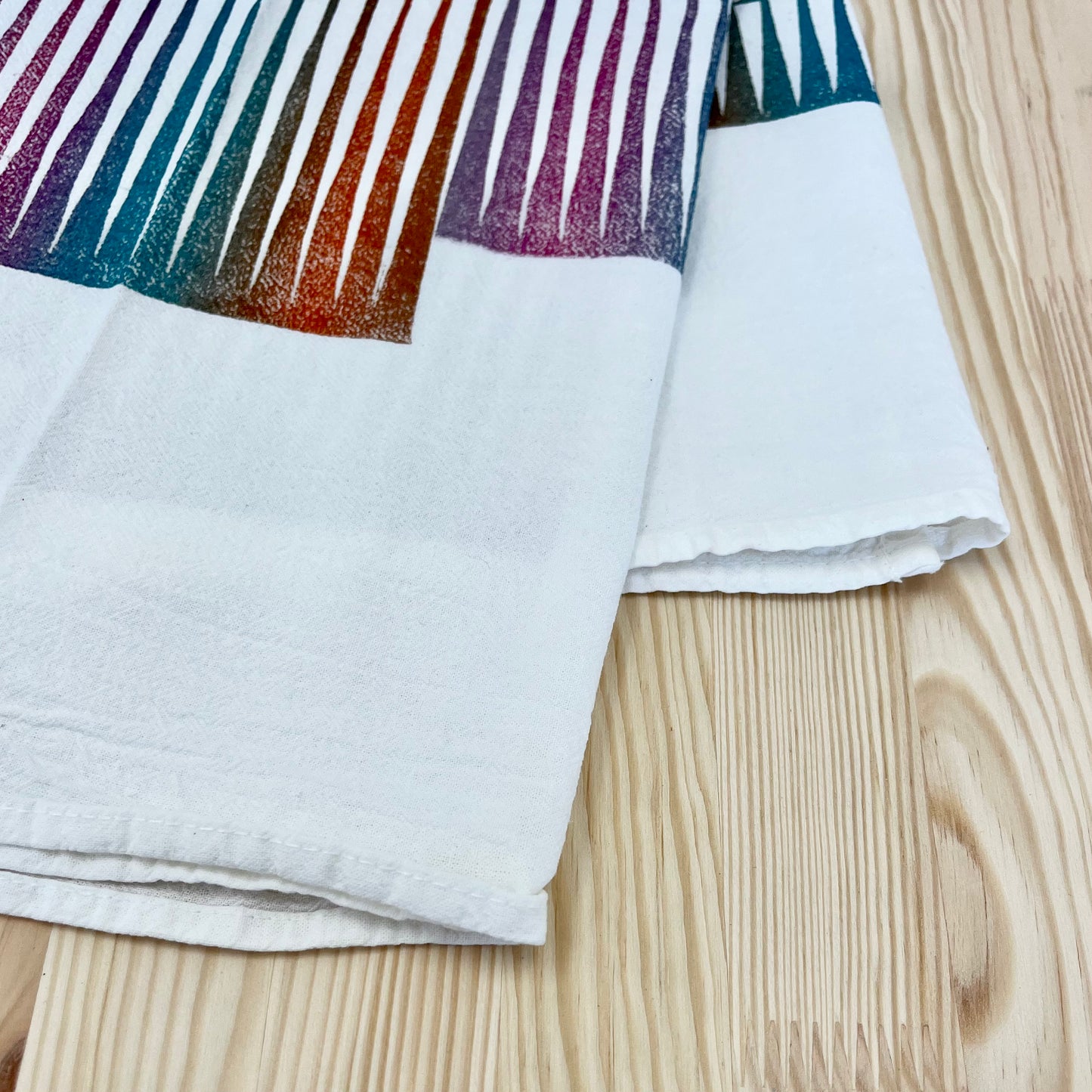 Hand-Printed Tea Towels