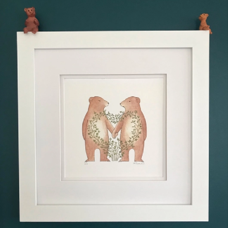 8x 10 Print - Love Bears