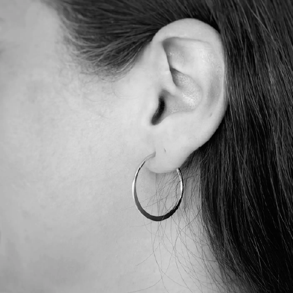 Jeannie Hoop Stud Earrings