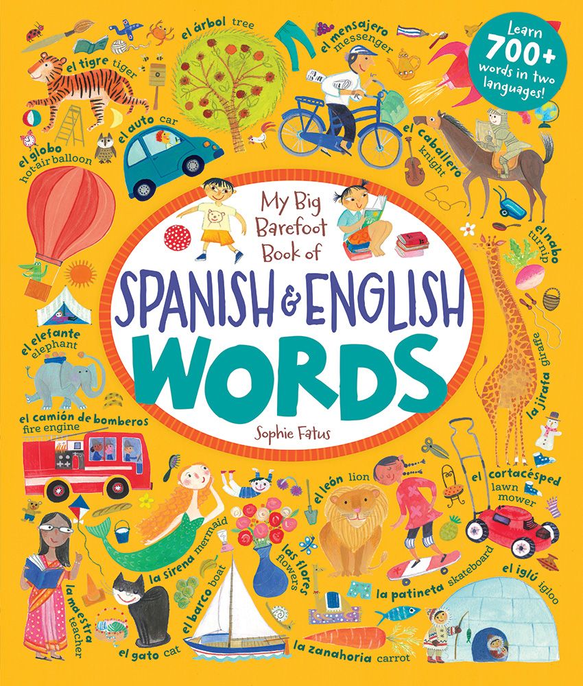 Spanish & English Words Book