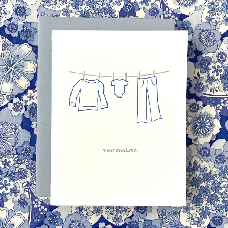 New Arrival (Clothes) Baby Card
