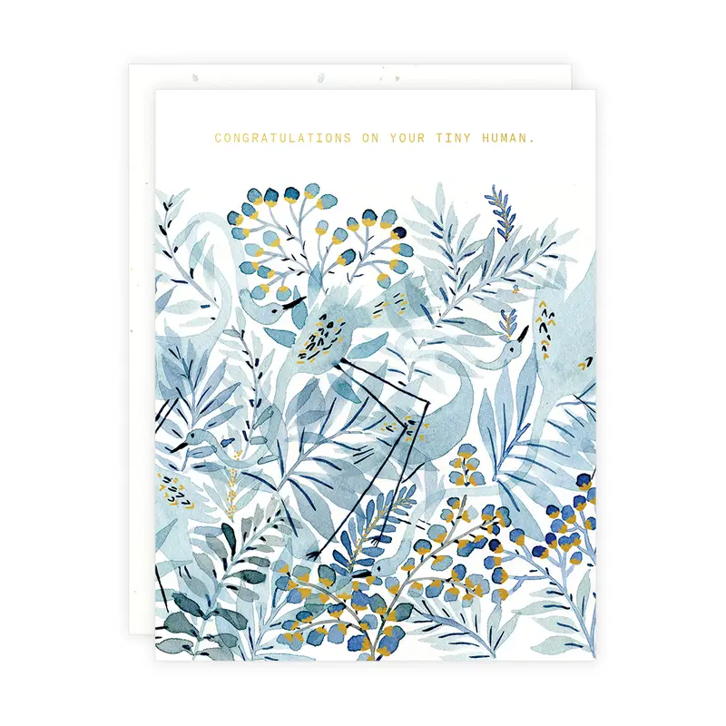 Tiny Human Congratulations Card