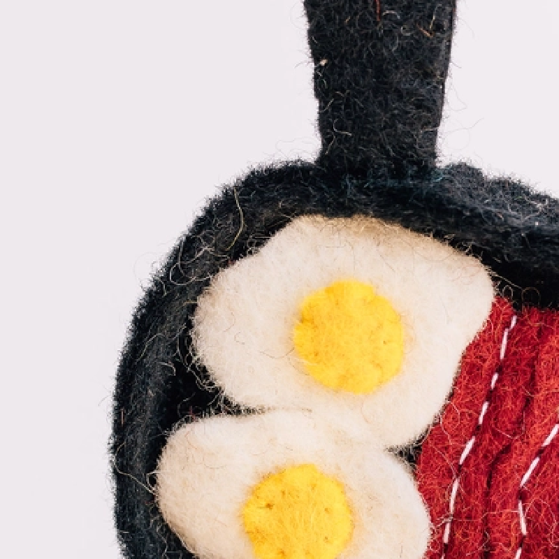Bacon and Eggs Ornament