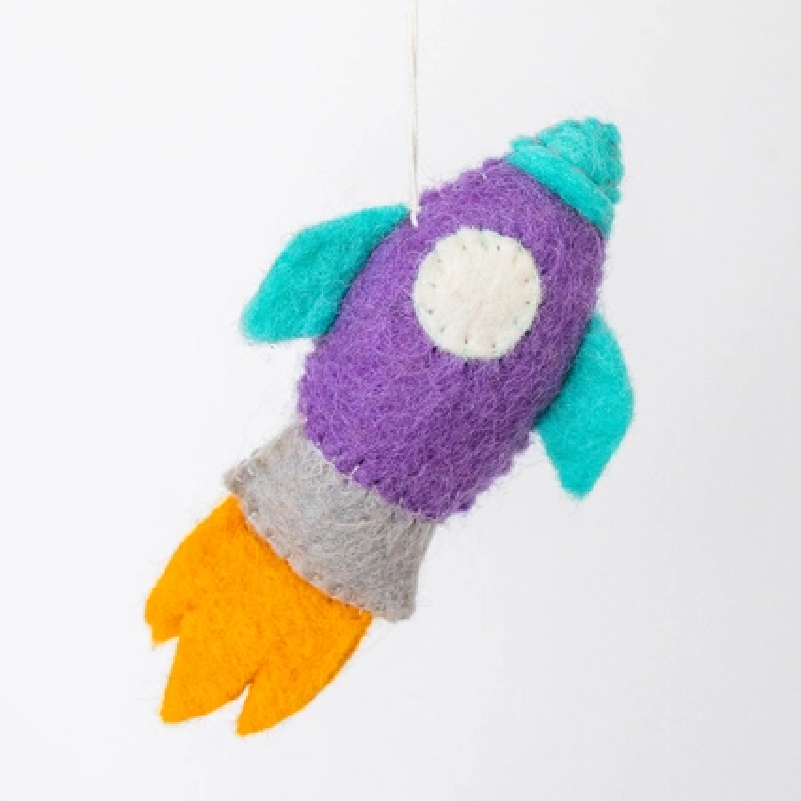 Rocketship Ornament