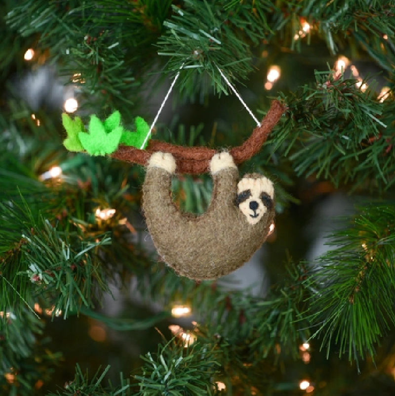 Sloth Ornament