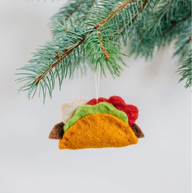 Taco Ornament