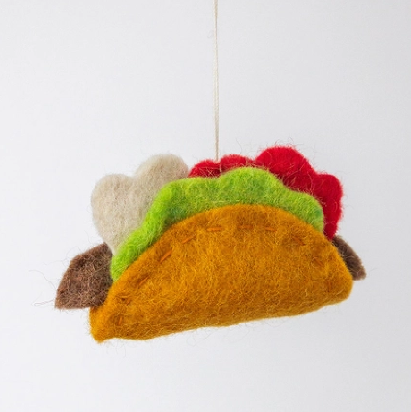 Taco Ornament