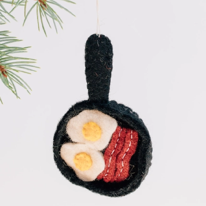 Bacon and Eggs Ornament