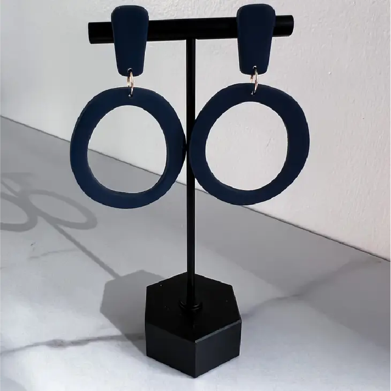 Organic Circle Earrings