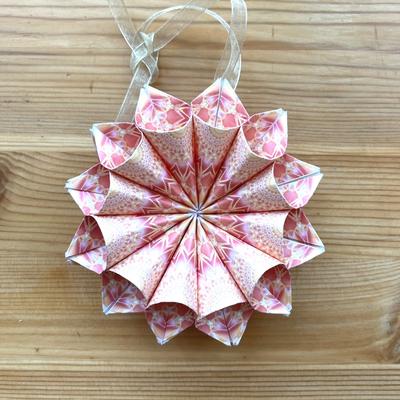 Hand-Painted Origami Ornaments