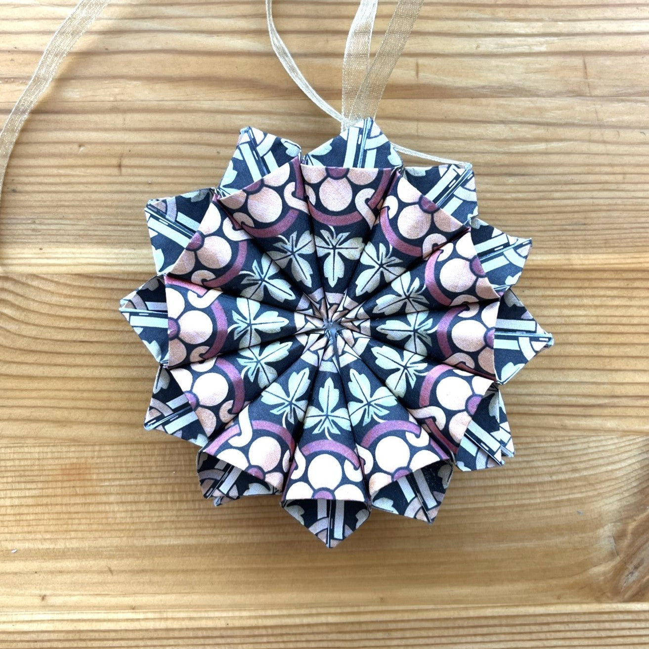 Hand-Painted Origami Ornaments