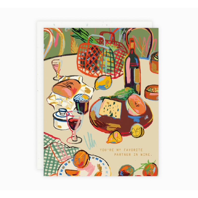 Greeting Card - Partner in Wine