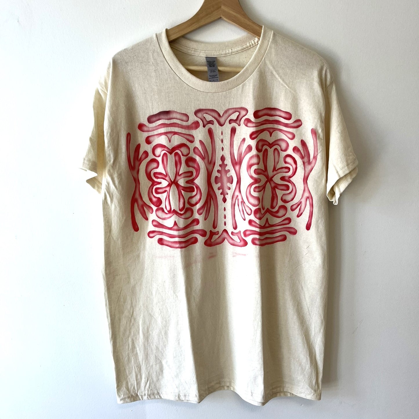 David House T-Shirt - Pink on White