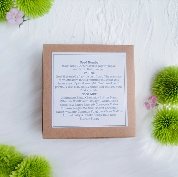 Blue Ombre Seed Bombs