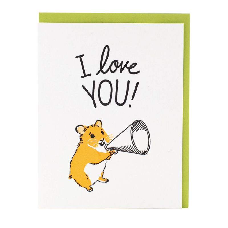 Hamster Love Card