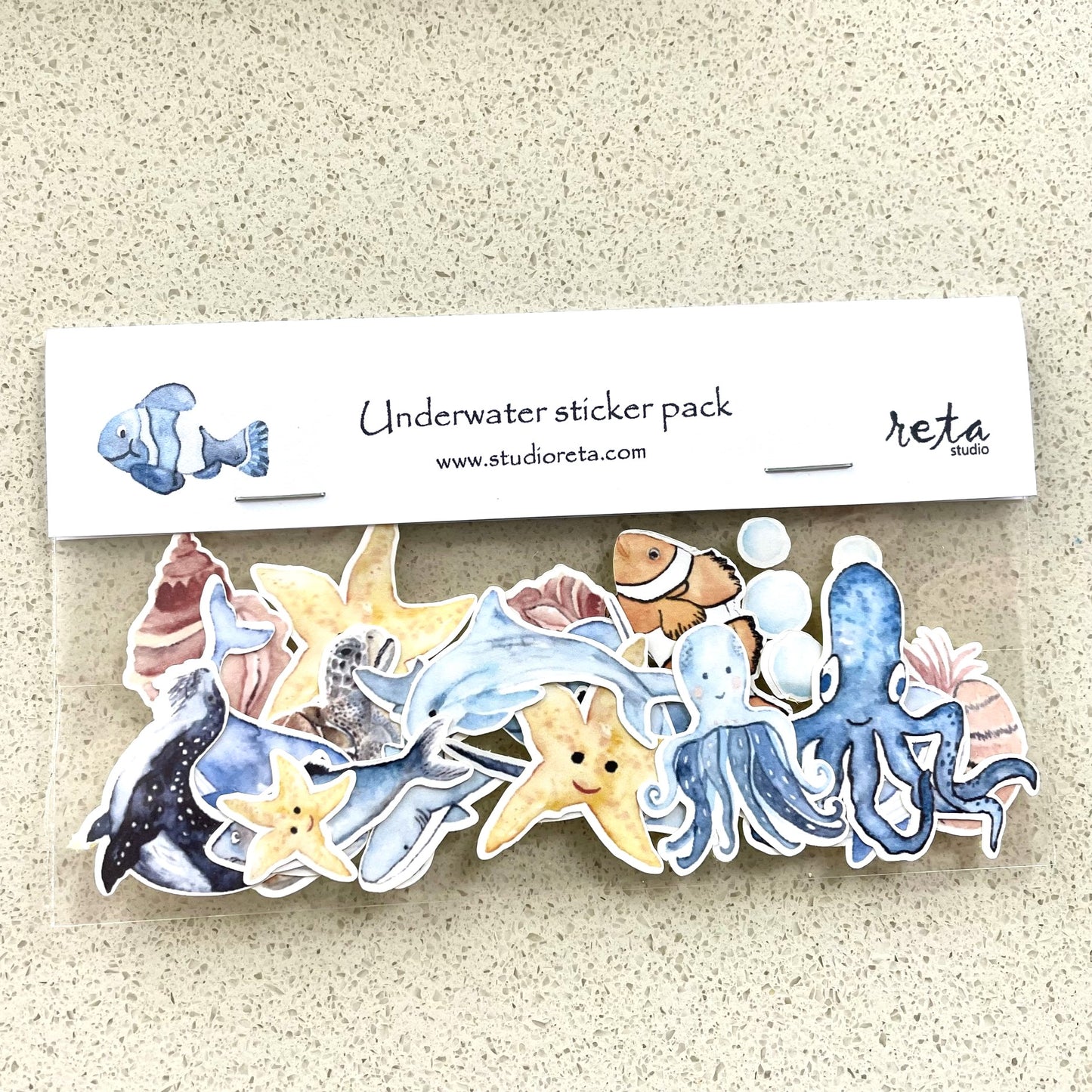 Sticker Pack - Underwater Creatures