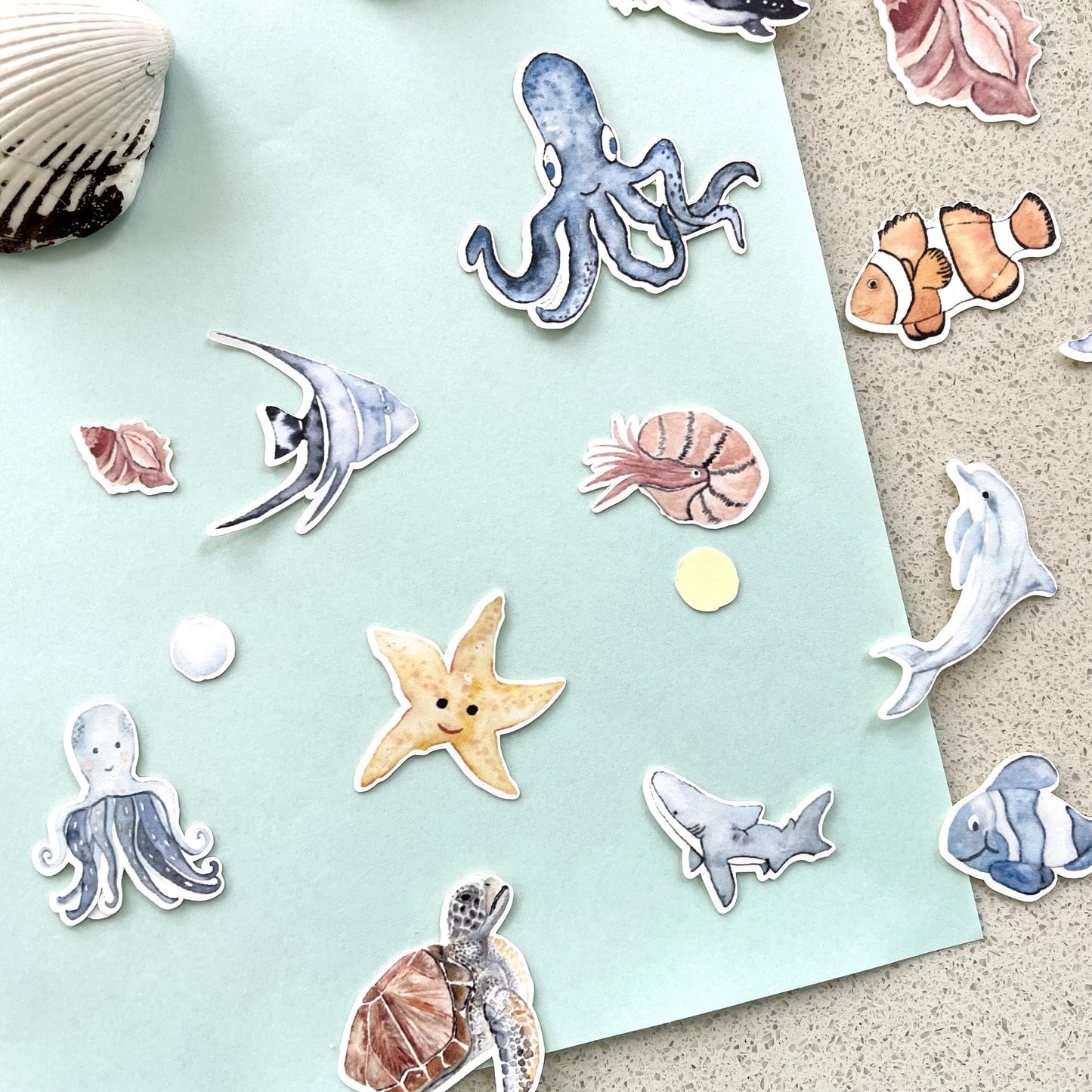 Sticker Pack - Underwater Creatures