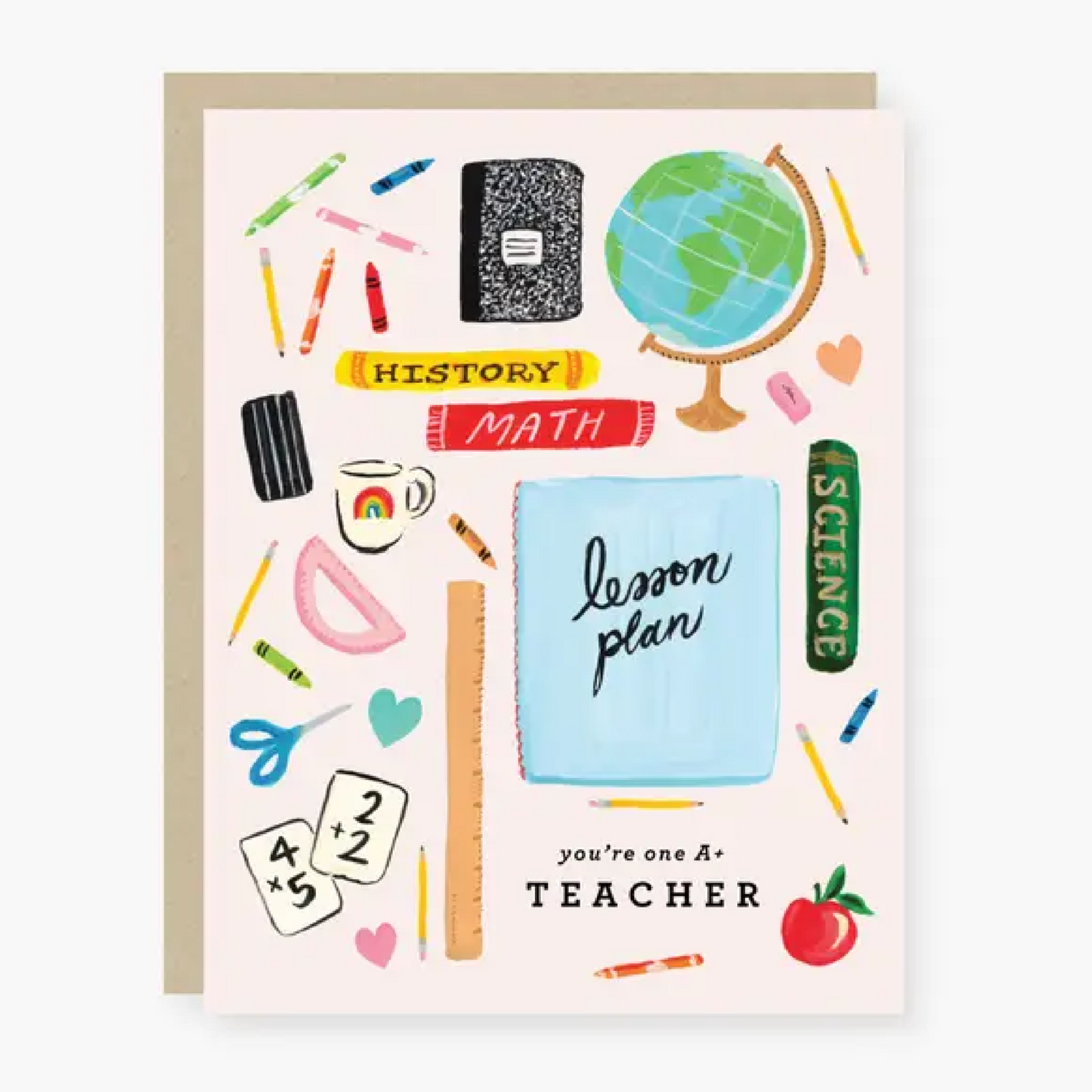 Card for Teacher - You're One A+ Teacher