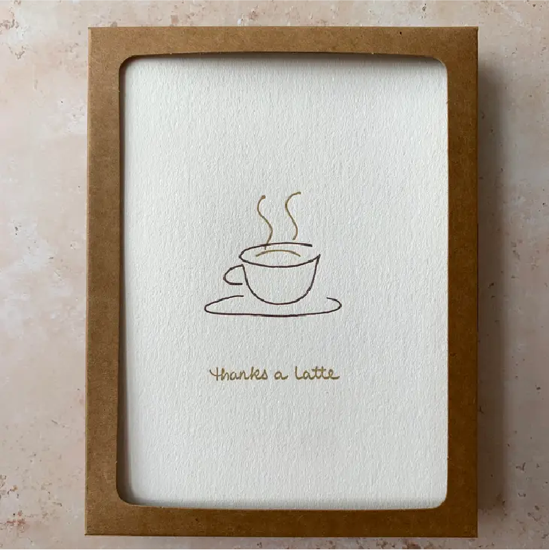 Thanks a Latte Cards (Set of 6)