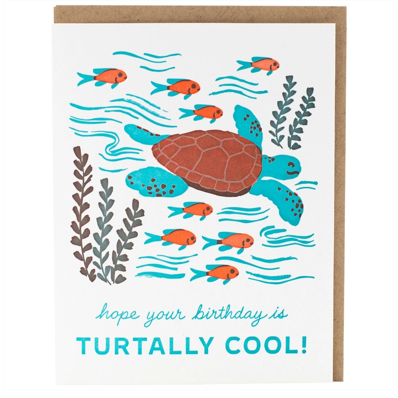 Sea Turtles Birthday Card