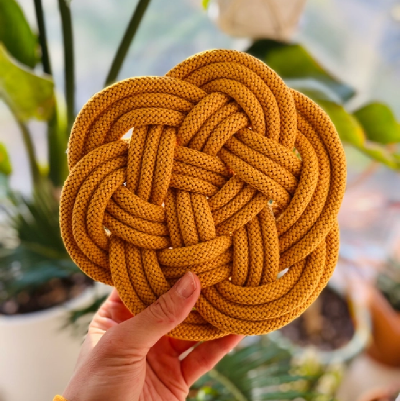 Colorful Rope Trivet