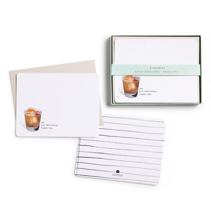 Old Fashioned Thank You Notecards (Set of 8)