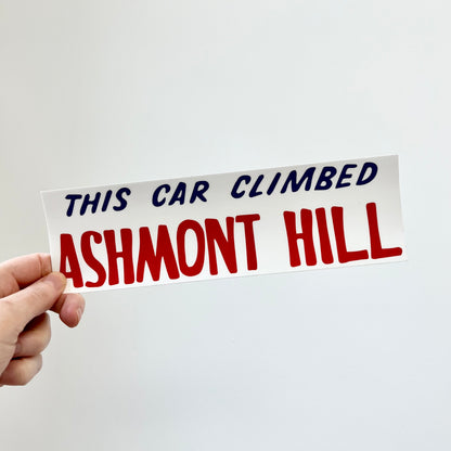 Ashmont Hill Bumper Sticker