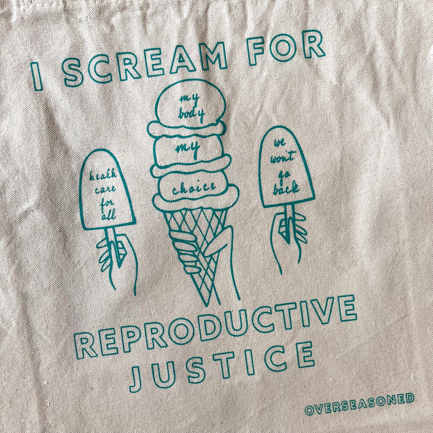 I Scream for Reproductive Justice Tote Bag