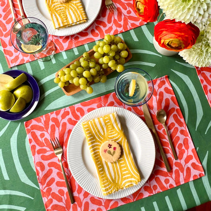 Climbing Vine Linen Placemats (set of 4)