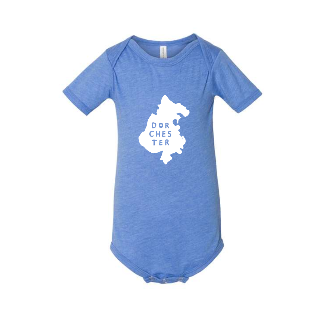 Dorchester Map Baby One-Piece - Blue