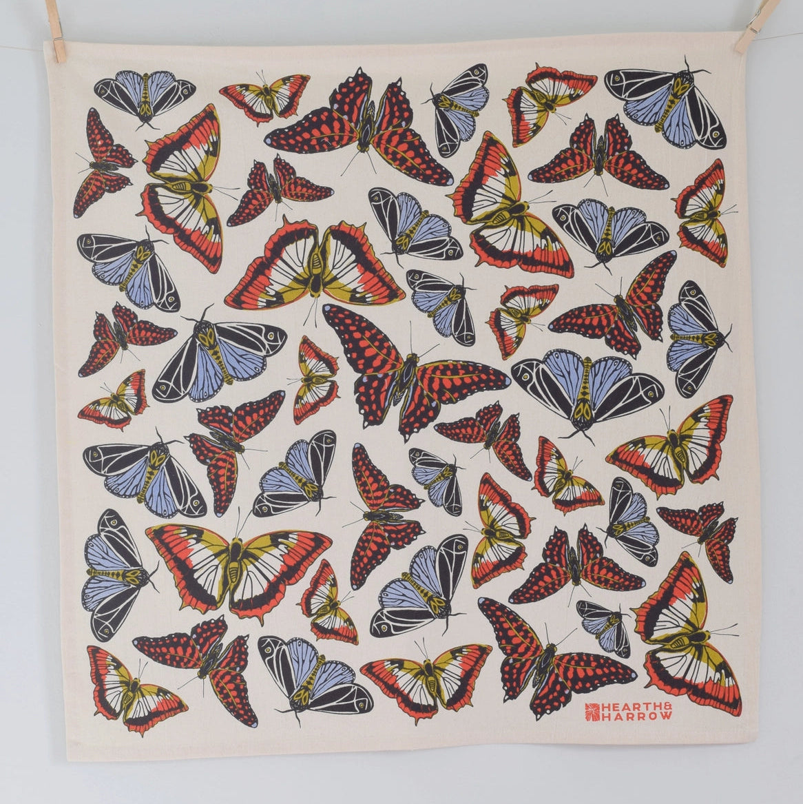 Butterfly Oversized Tea Towel