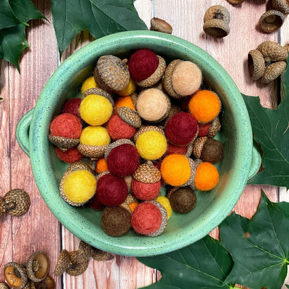 Felted Wool Acorn
