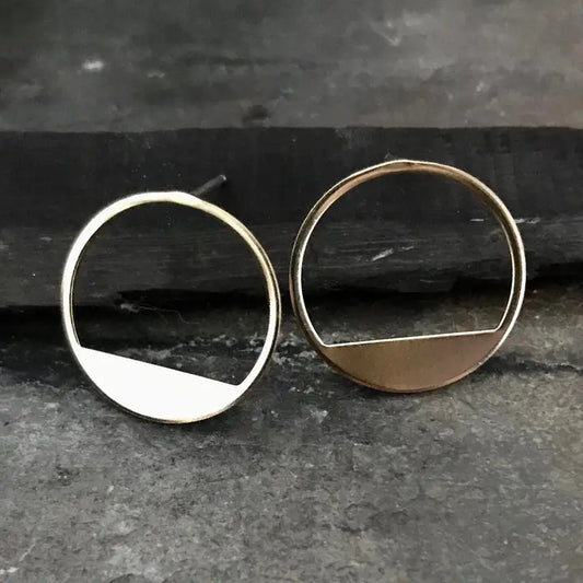 Circle Horizon Studs