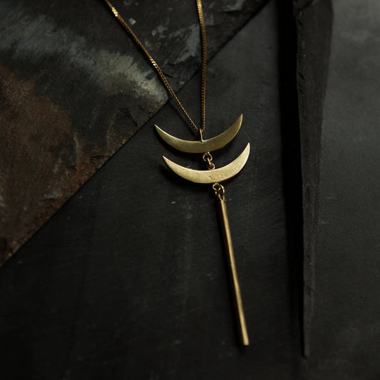 Moon Staff Necklace