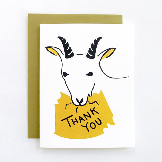 Goat Thank You Card