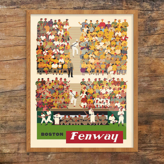 Fenway Baseball Stands Boston Art Print