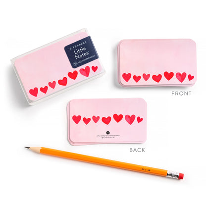 Pink Hearts Little Notes (Pack of 55)