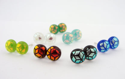 Bright Mosaic Studs