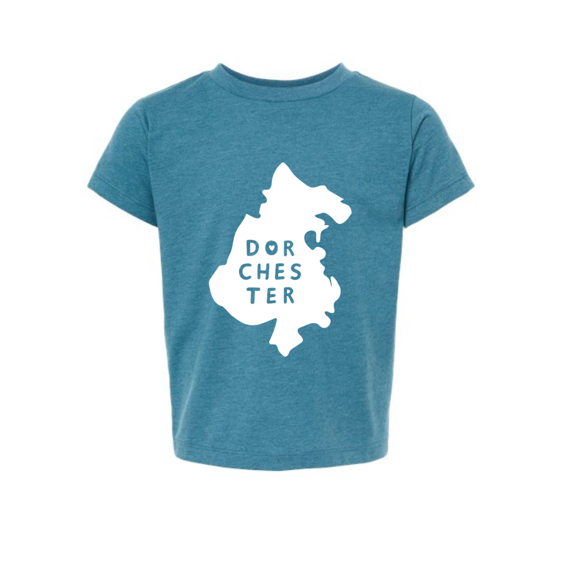 Dorchester Map Toddler T-Shirt - Teal