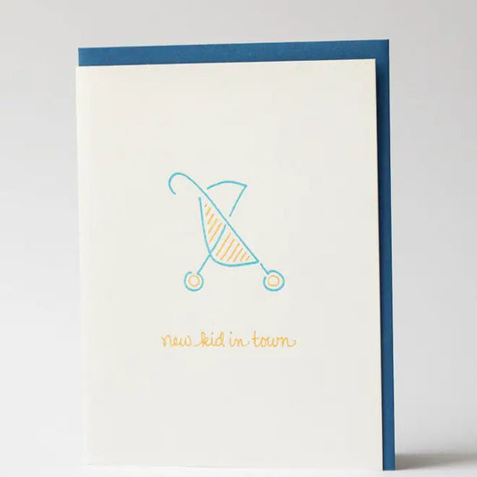 New Kid in Town Baby Card