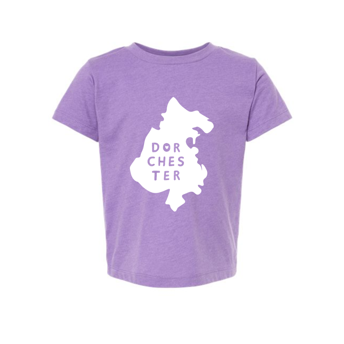 Dorchester Map Toddler T-Shirt - Lavender