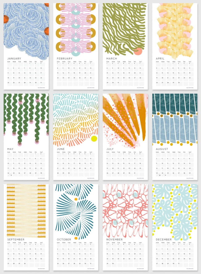 2026 Calendar by Leila Simon Hayes