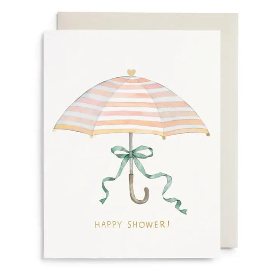 Umbrella Shower Baby Card