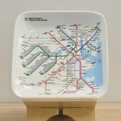 Boston Transit Map Desk Tray
