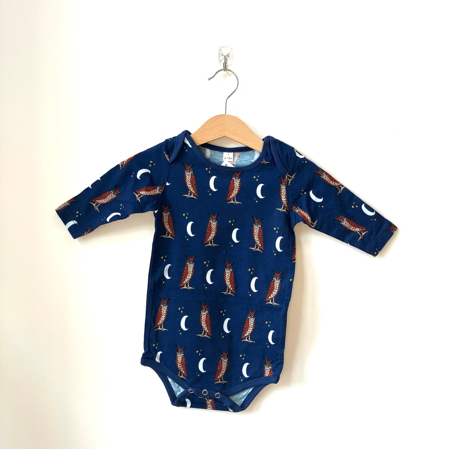 Baby Bodysuit - Owls and Moons