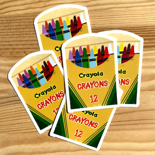 Box of Crayons Sticker