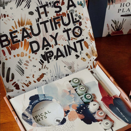 Paint by Number: Zinnia Blooms