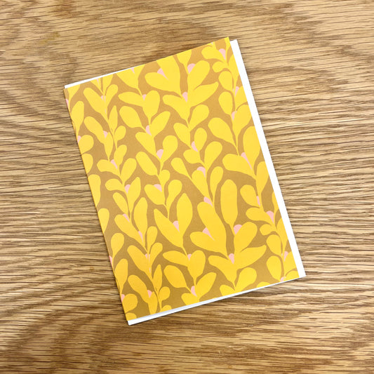 Yellow Vine Card