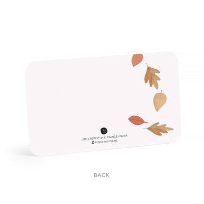 Falling Leaves Little Notes (Pack of 55)